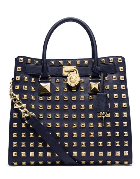 michael kors hamilton studded|michael kors hamilton large tote.